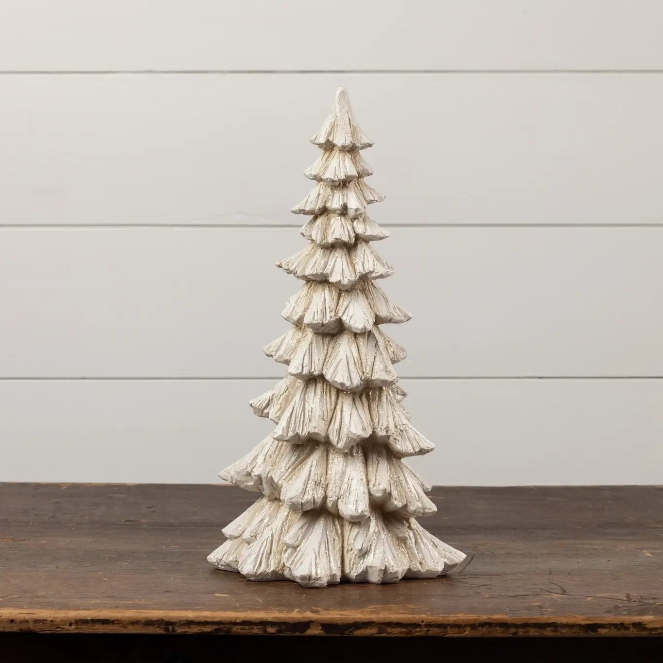 Ragon House 18" Glittered Cream Tree