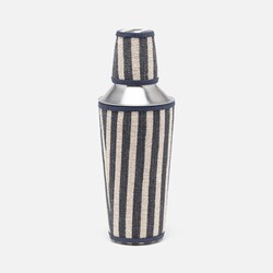 Blue Pheasant MARTELLO, Navy/Natural, Striped, Silver, Cocktail Shaker