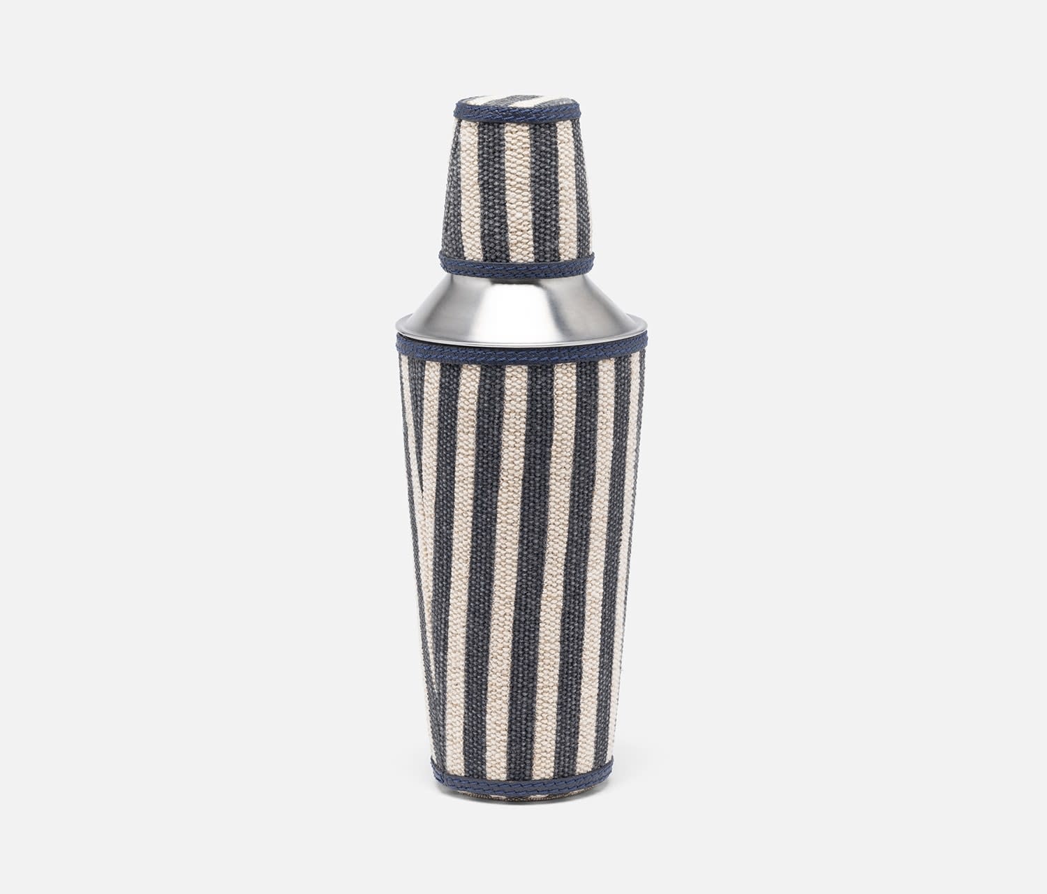 Blue Pheasant MARTELLO, Navy/Natural, Striped, Silver, Cocktail Shaker