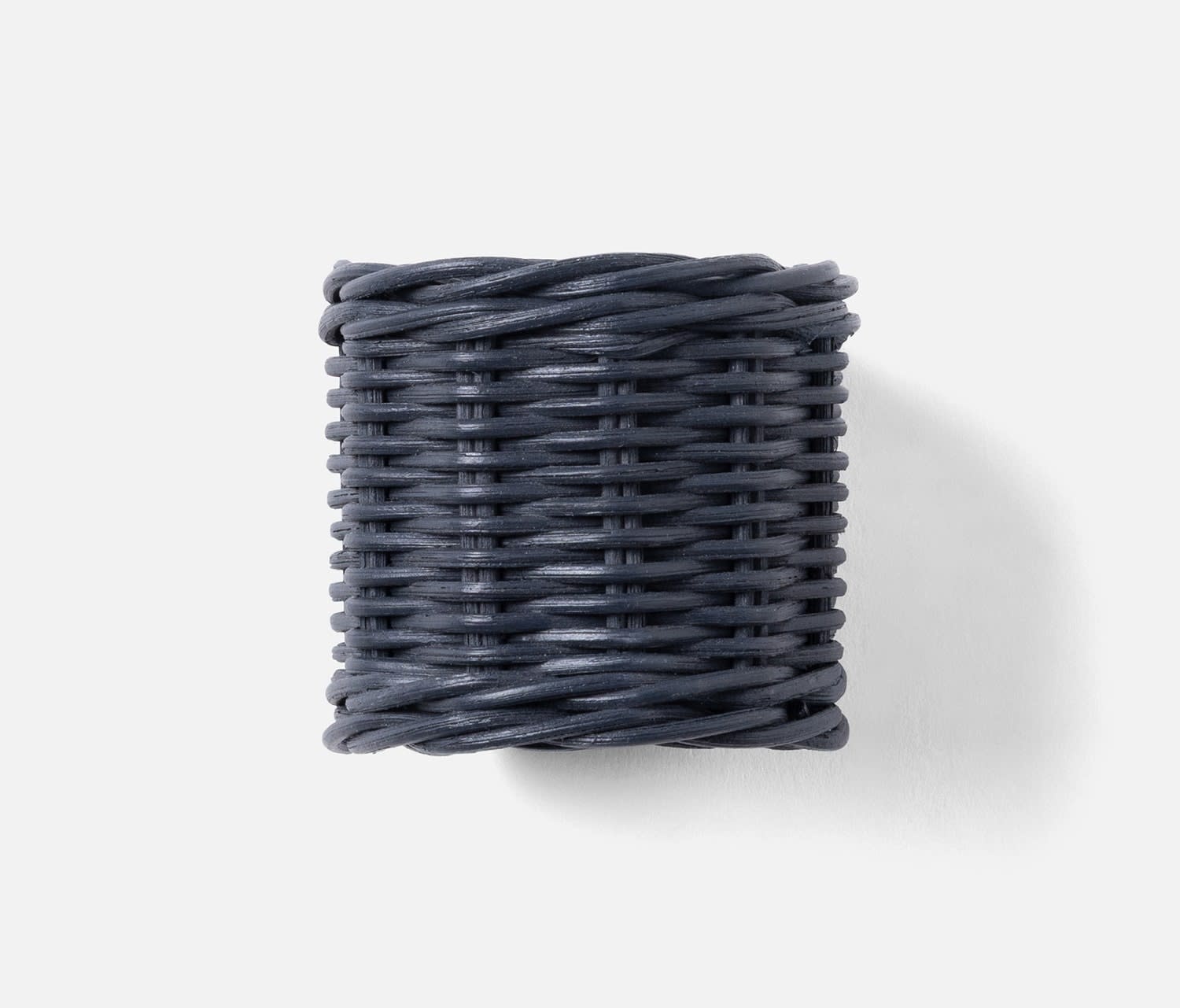 Blue Pheasant ANNMARIE, Navy, Woven Napkin Ring, Rattan, Boxed, Pack/4