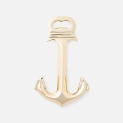 Blue Pheasant ALCOTT, Polished Gold Anchor Bottle Opener