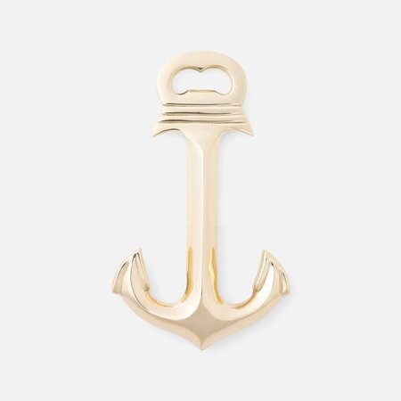 Blue Pheasant ALCOTT, Polished Gold Anchor Bottle Opener