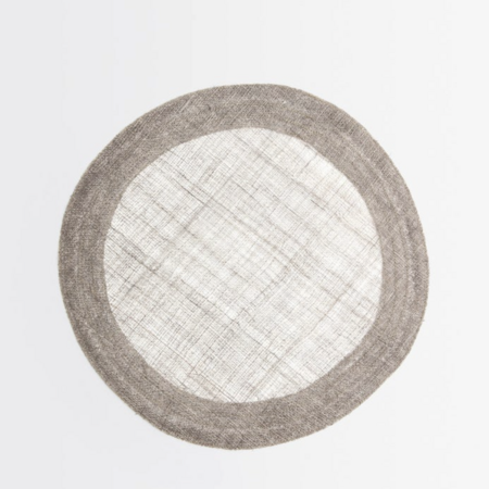 Blue Pheasant Naiya Gray, Round Placemat - Set of 4