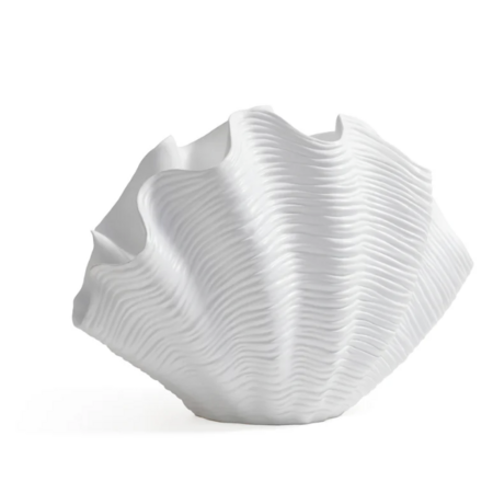 Zodax Belize Resin Shell Vase