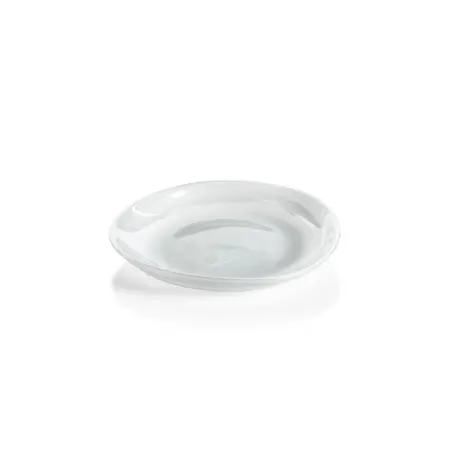 Zodax Monte Carlo Alabaster Glass Plate - White - Extra Large