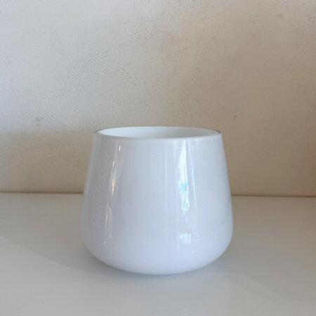 White Ceramic Seneca Vase