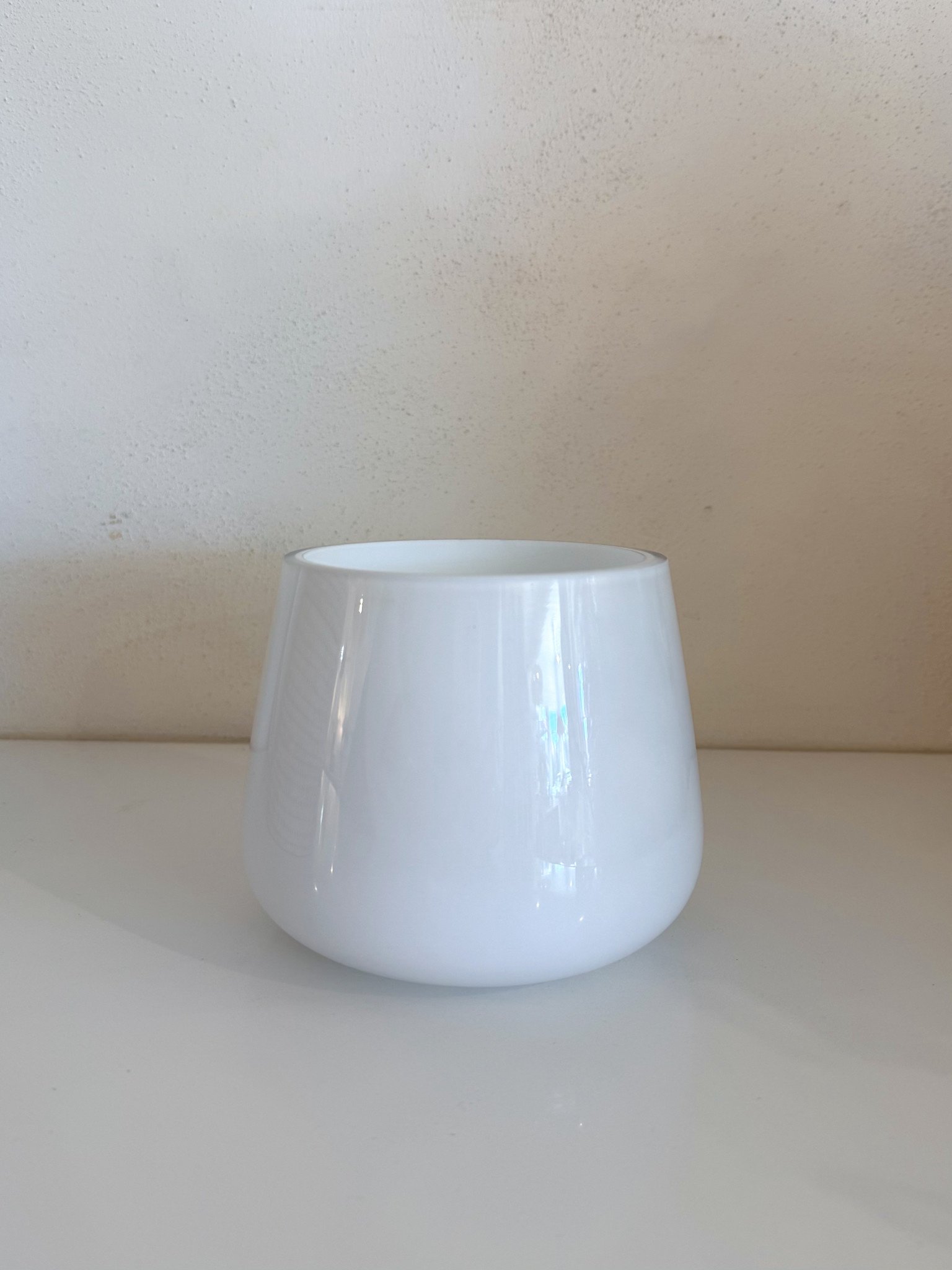 White Ceramic Seneca Vase