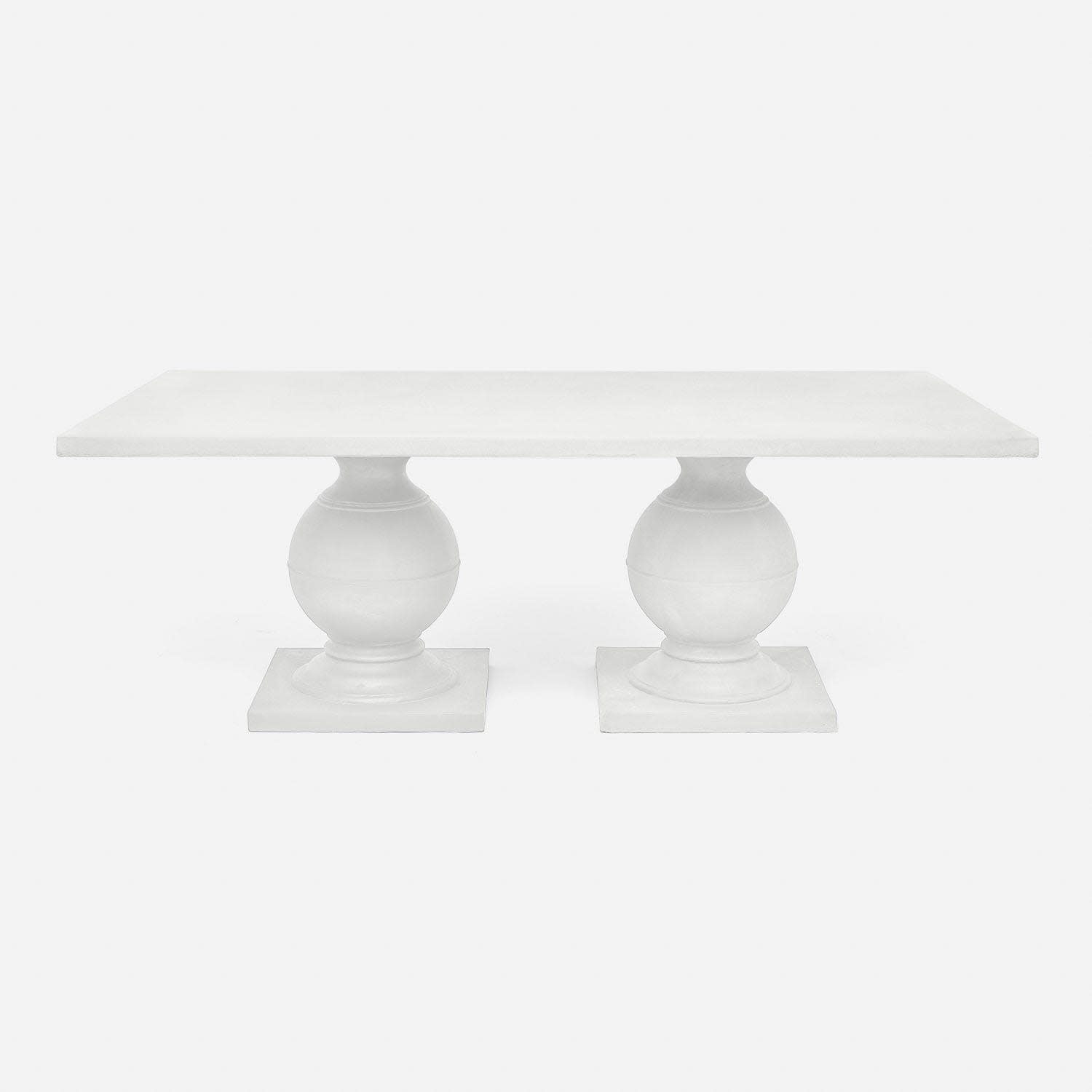 Made Goods Cyril Indoor/Outdoor Reconstituted Stone Dining Table - 72"Lx42"W