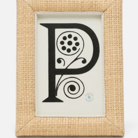 Pigeon & Poodle Hanford Natural/White Raffia 4x6