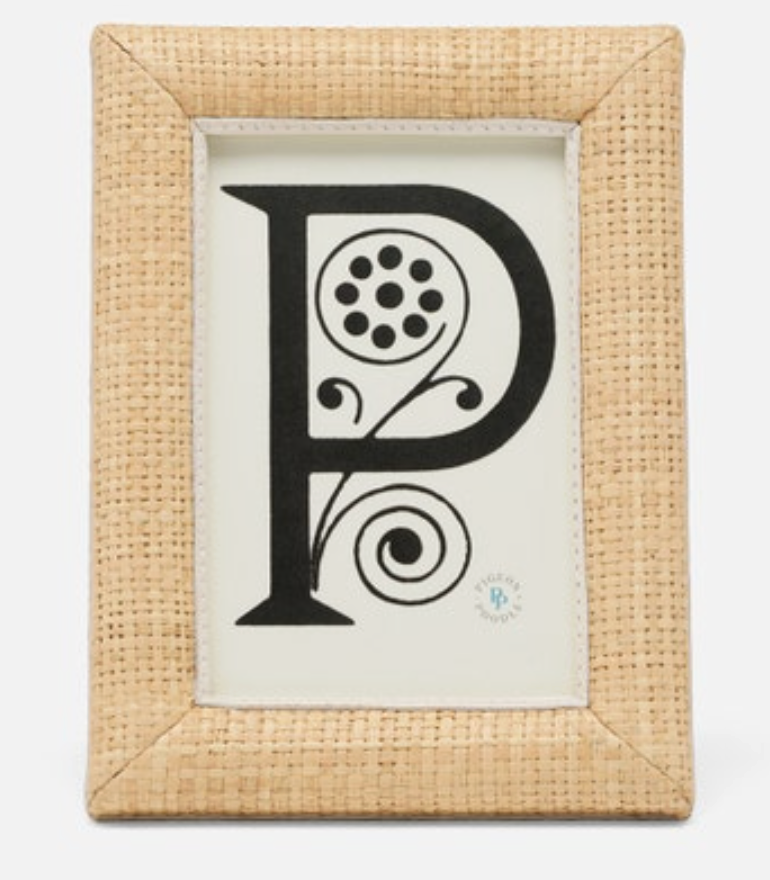 Pigeon & Poodle Hanford Natural/White Raffia 4x6