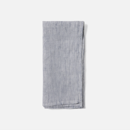 Blue Pheasant Saunton Navy/White Pinstripe Napkin Set of 4