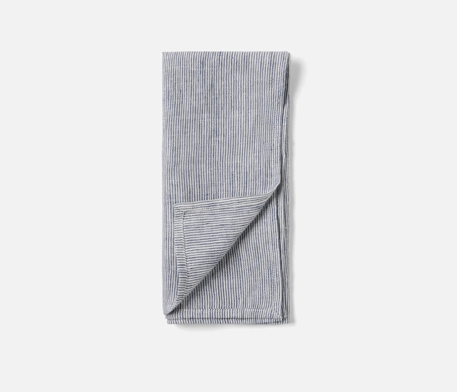 Blue Pheasant Saunton Navy/White Pinstripe Napkin Set of 4