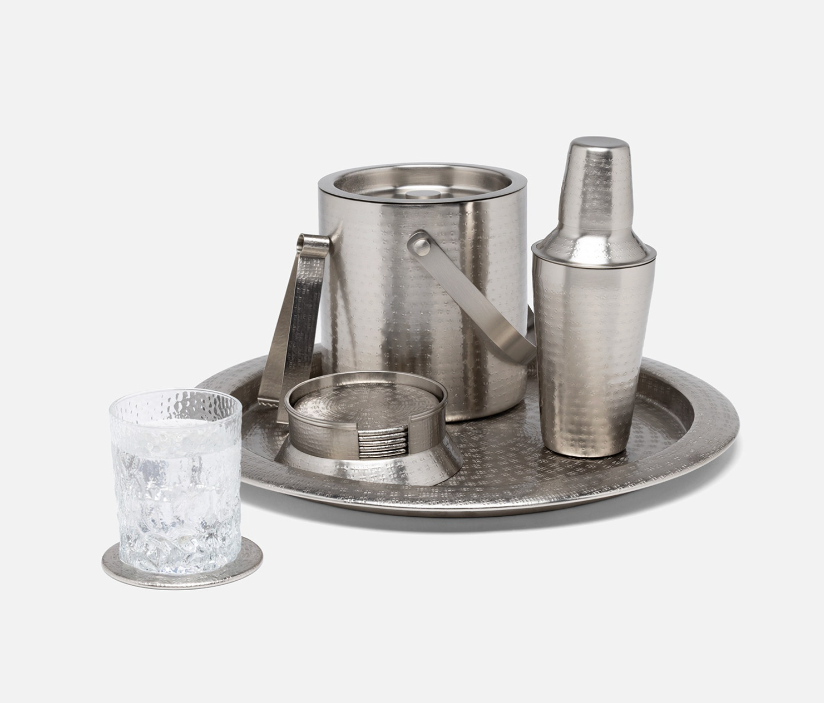 Blue Pheasant Winsford Matte Pewter Cocktail Shaker