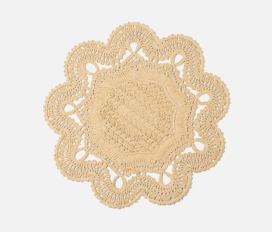 Blue Pheasant Belladonna Natural Placemat