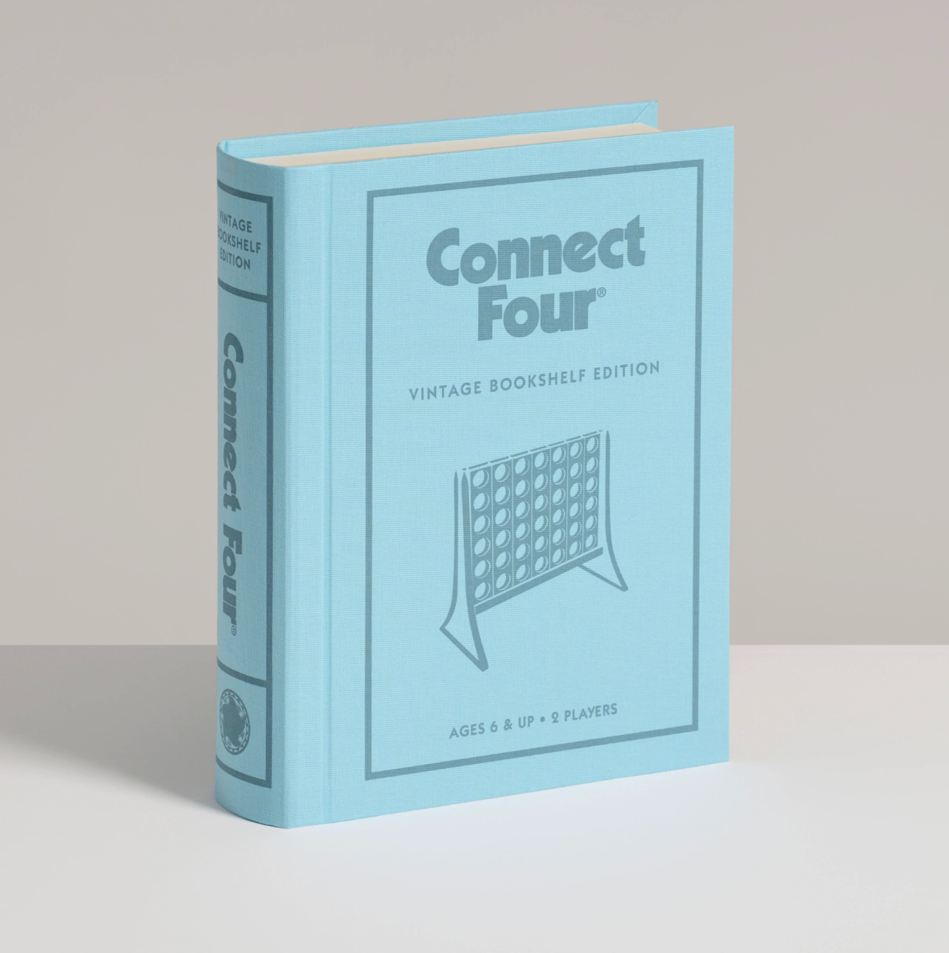 WS Game Company Connect Four Vintage Bookshelf Edition 