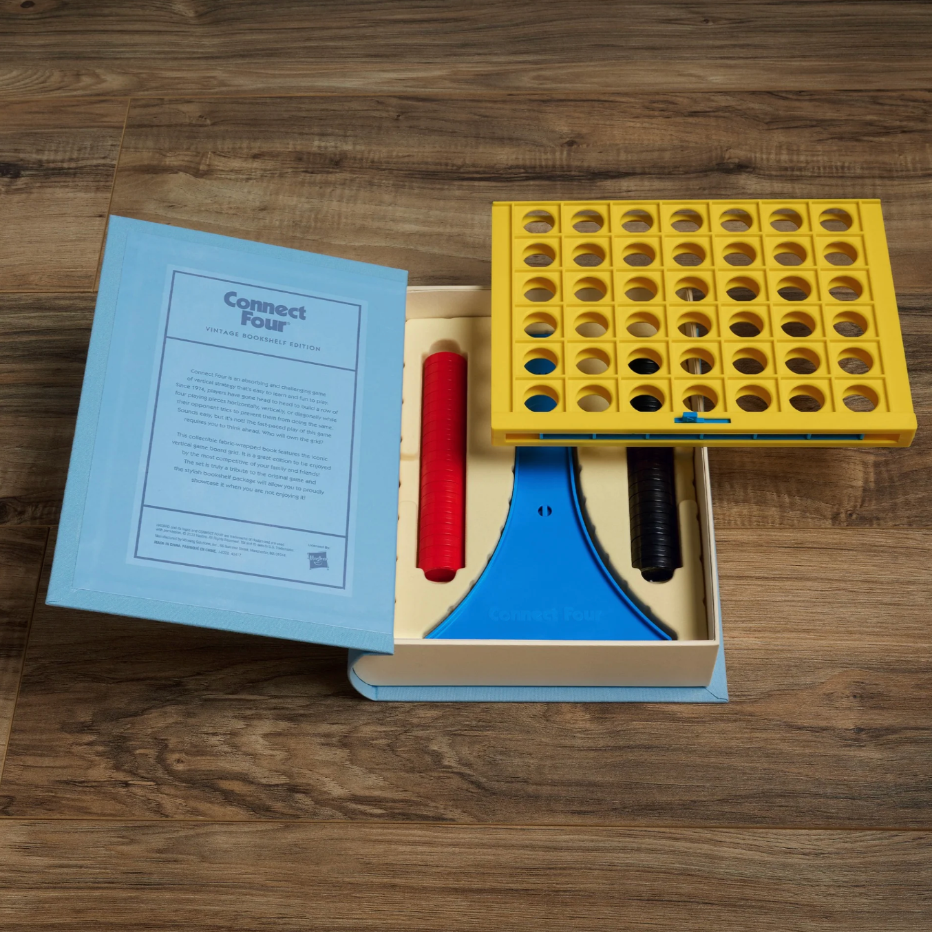 WS Game Company Connect Four Vintage Bookshelf Edition 