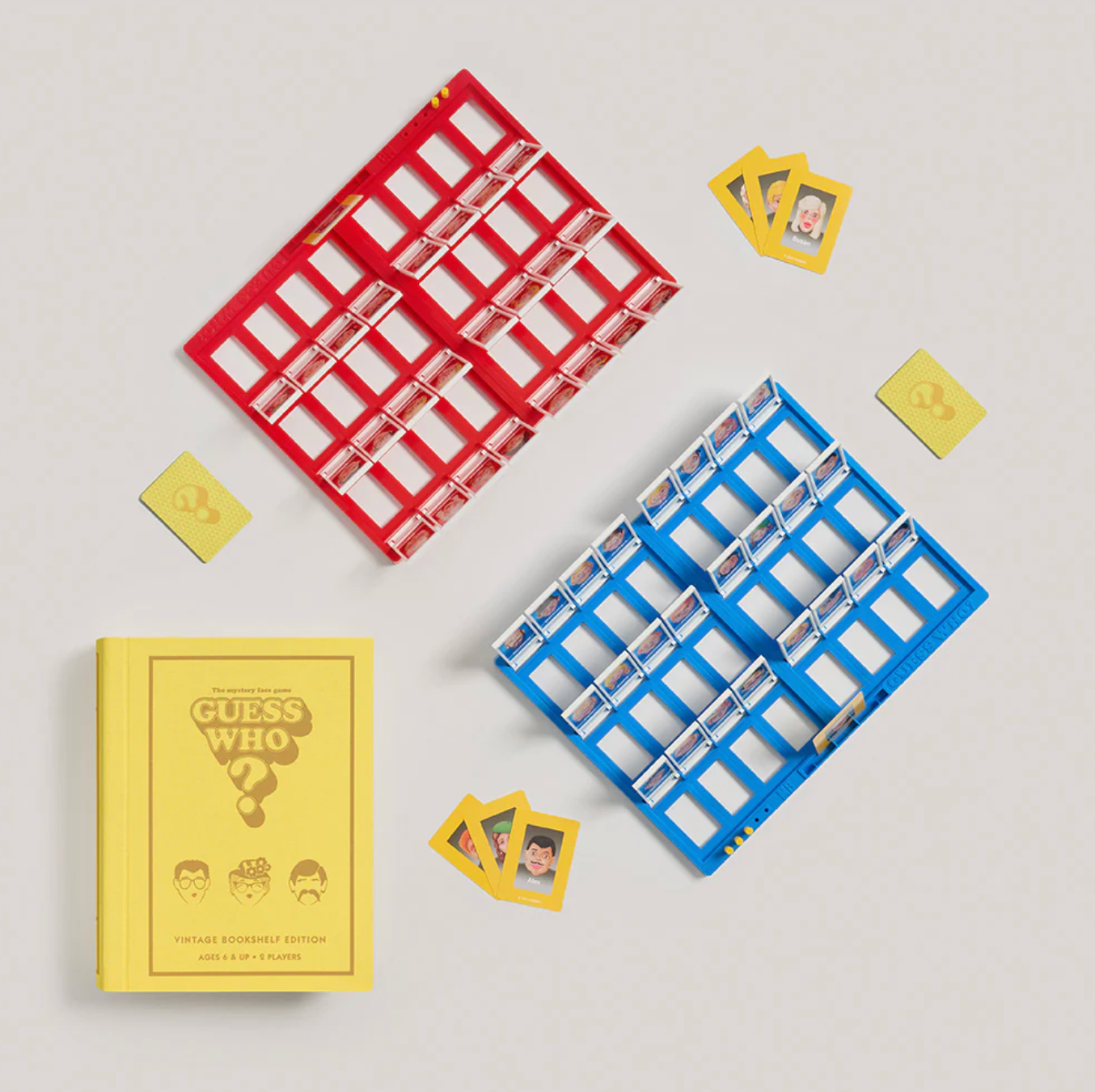 WS Game Company Guess Who Vintage Bookshelf Edition 