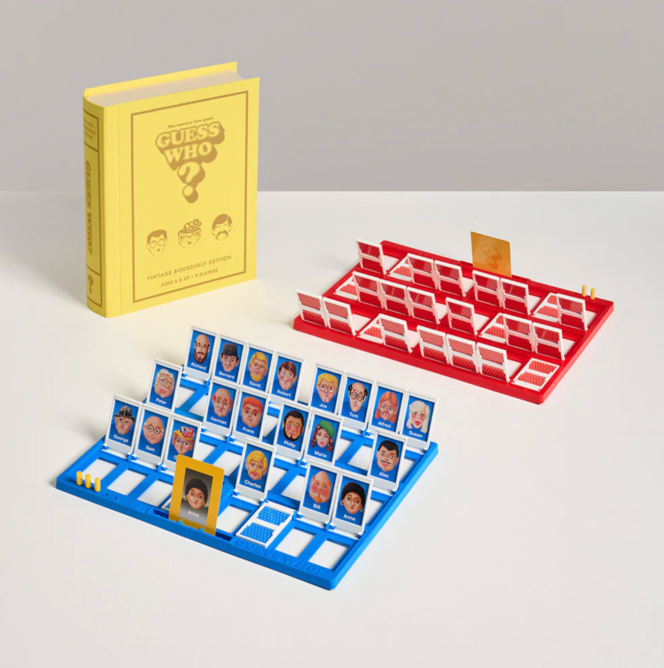 WS Game Company Guess Who Vintage Bookshelf Edition 