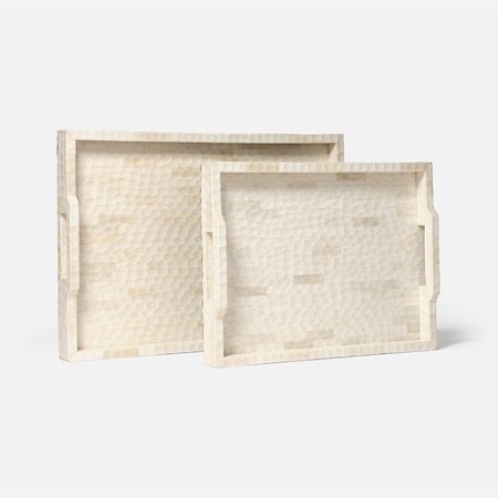 Made Goods Tucker Hammered Bone Tray
