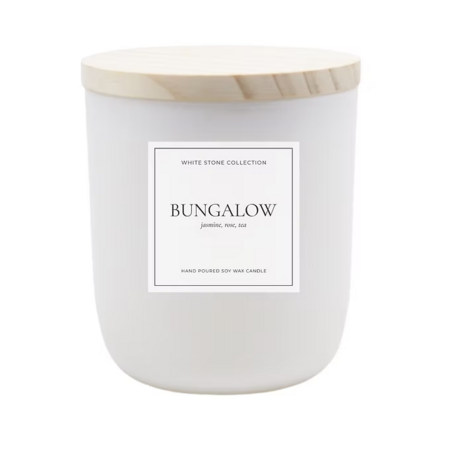 White Stone Candles White Stone Candle Bungalow