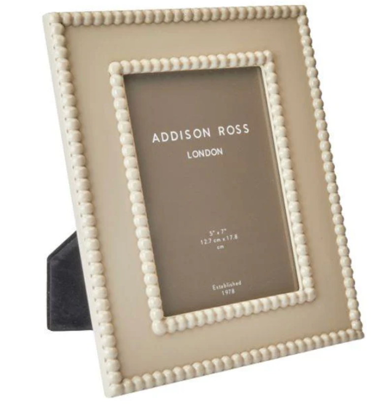 Addison Ross Cappuccino Bobbin Lacquer Frame 5x7