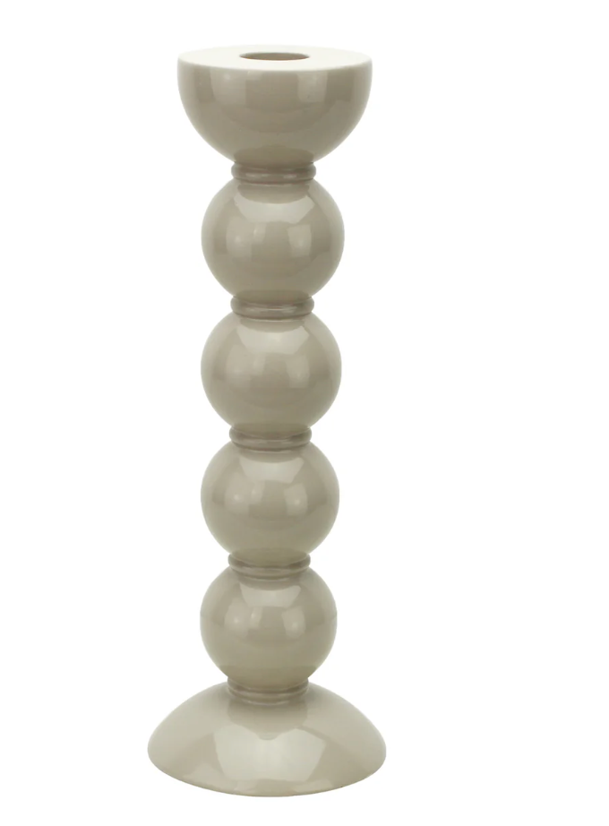 Addison Ross Extra Tall Bobbin Cappuccino Candle Stick 33cm