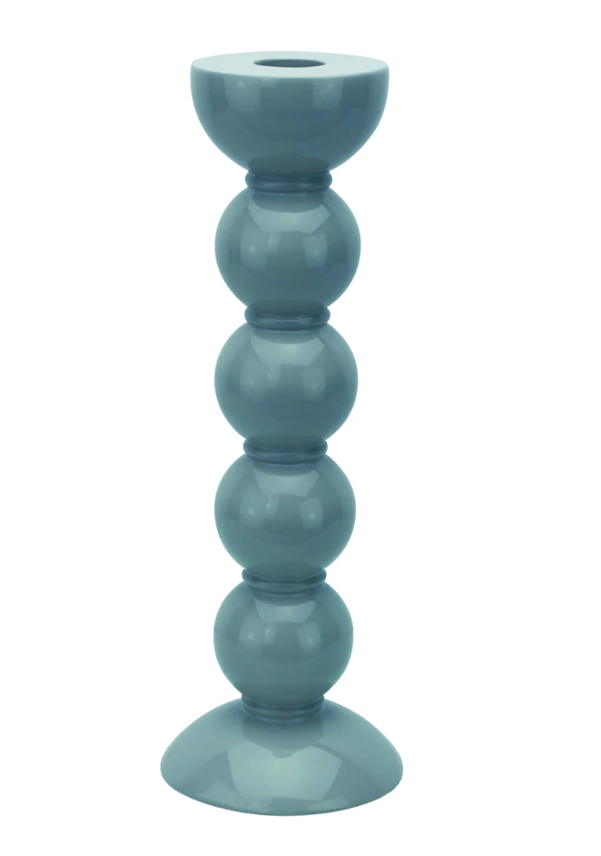 Addison Ross Tall Bobbin Chambray Candle Stick 23cm