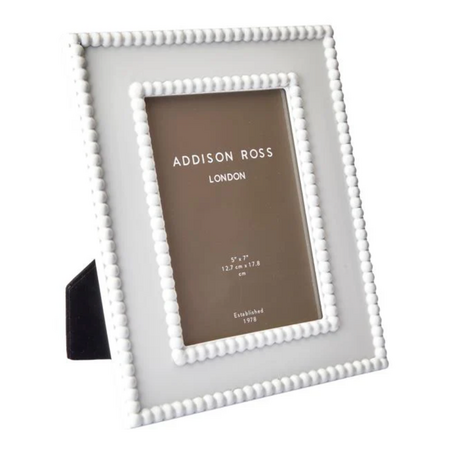 Addison Ross White Bobbin  Lacquer Frame 5x7