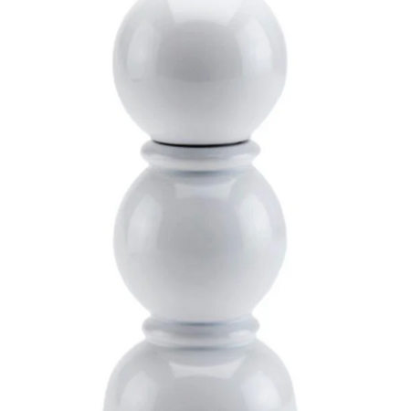 Addison Ross White Mini Bob Salt or Pepper Mil 14 cm