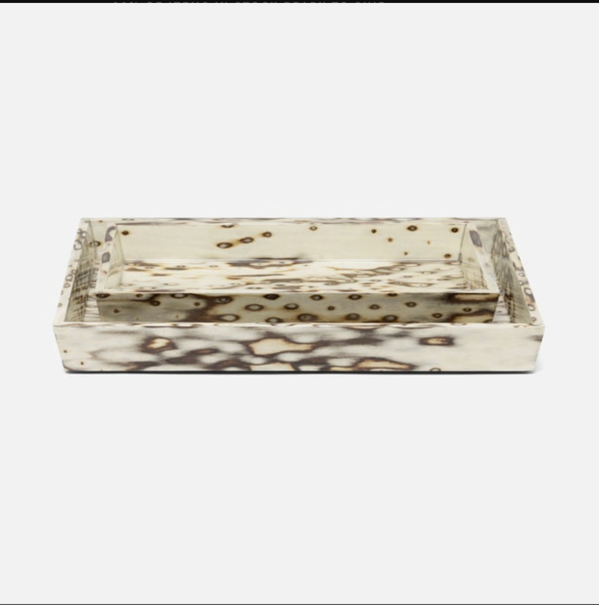 Pigeon & Poodle Bisbee Maple Large Tray