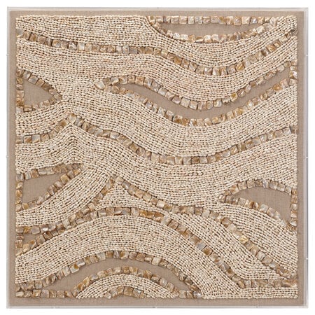 Jamie Young Co Big Wave Shell Wall Art 30"H x 30"W x 2.5"D