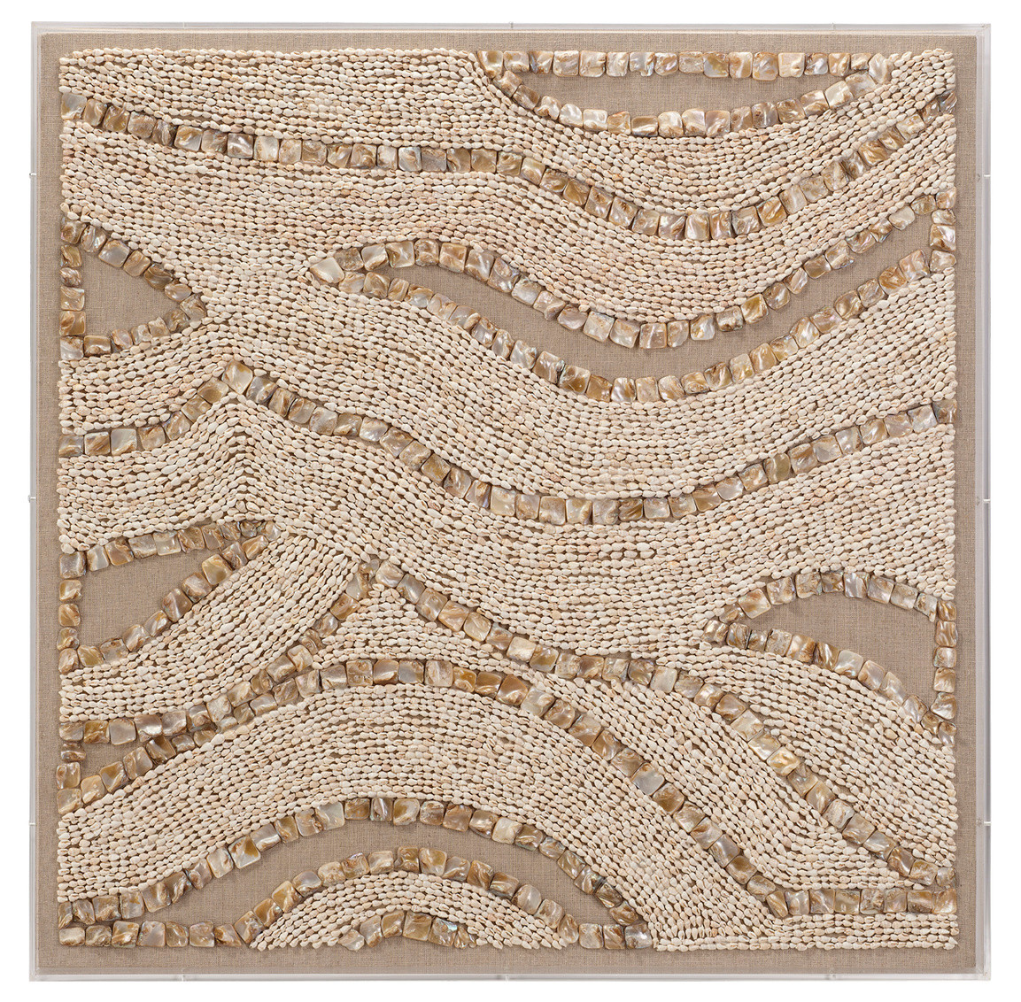 Jamie Young Co Big Wave Shell Wall Art 30"H x 30"W x 2.5"D