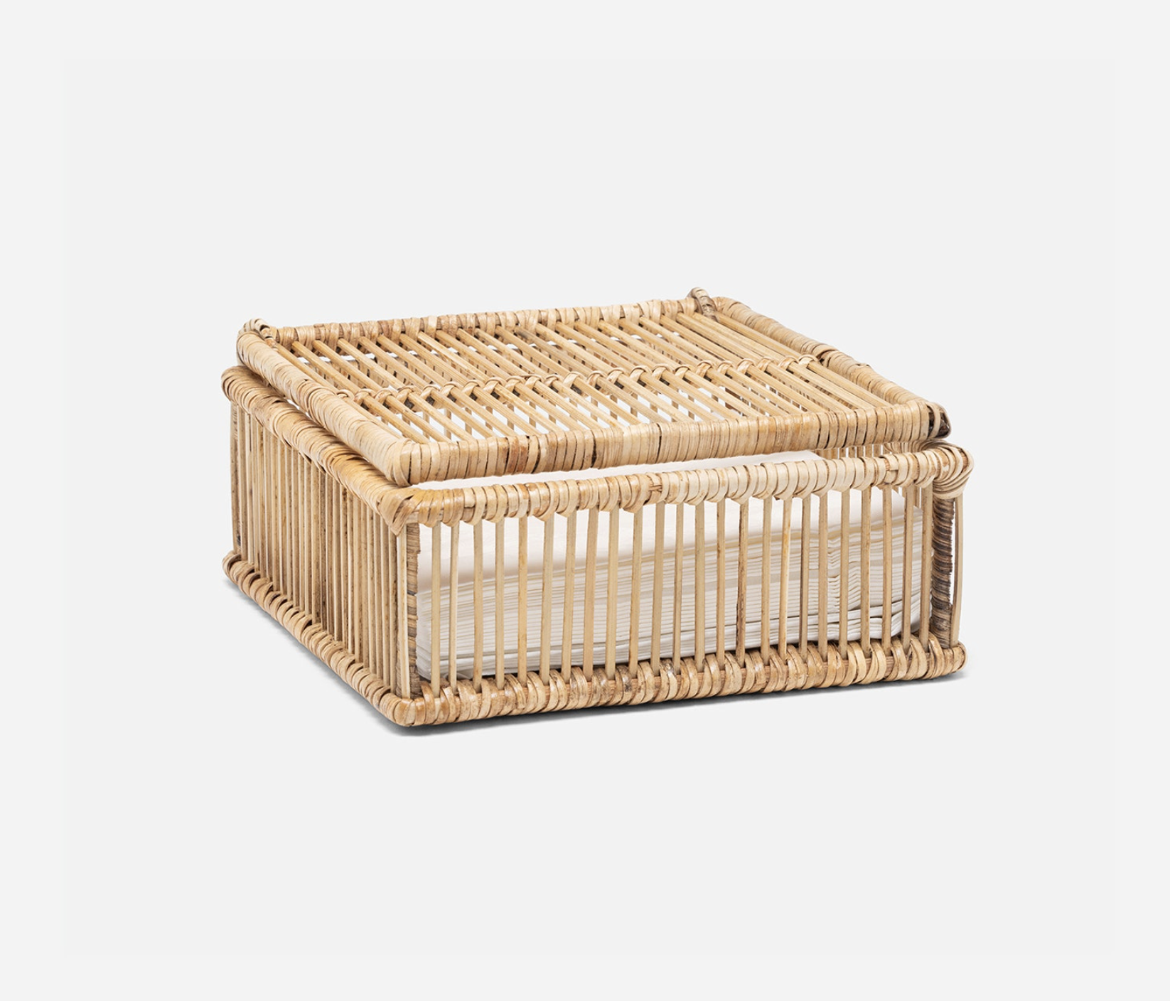 Blue Pheasant Lombard Bamboo/Rattan Napkin Holder