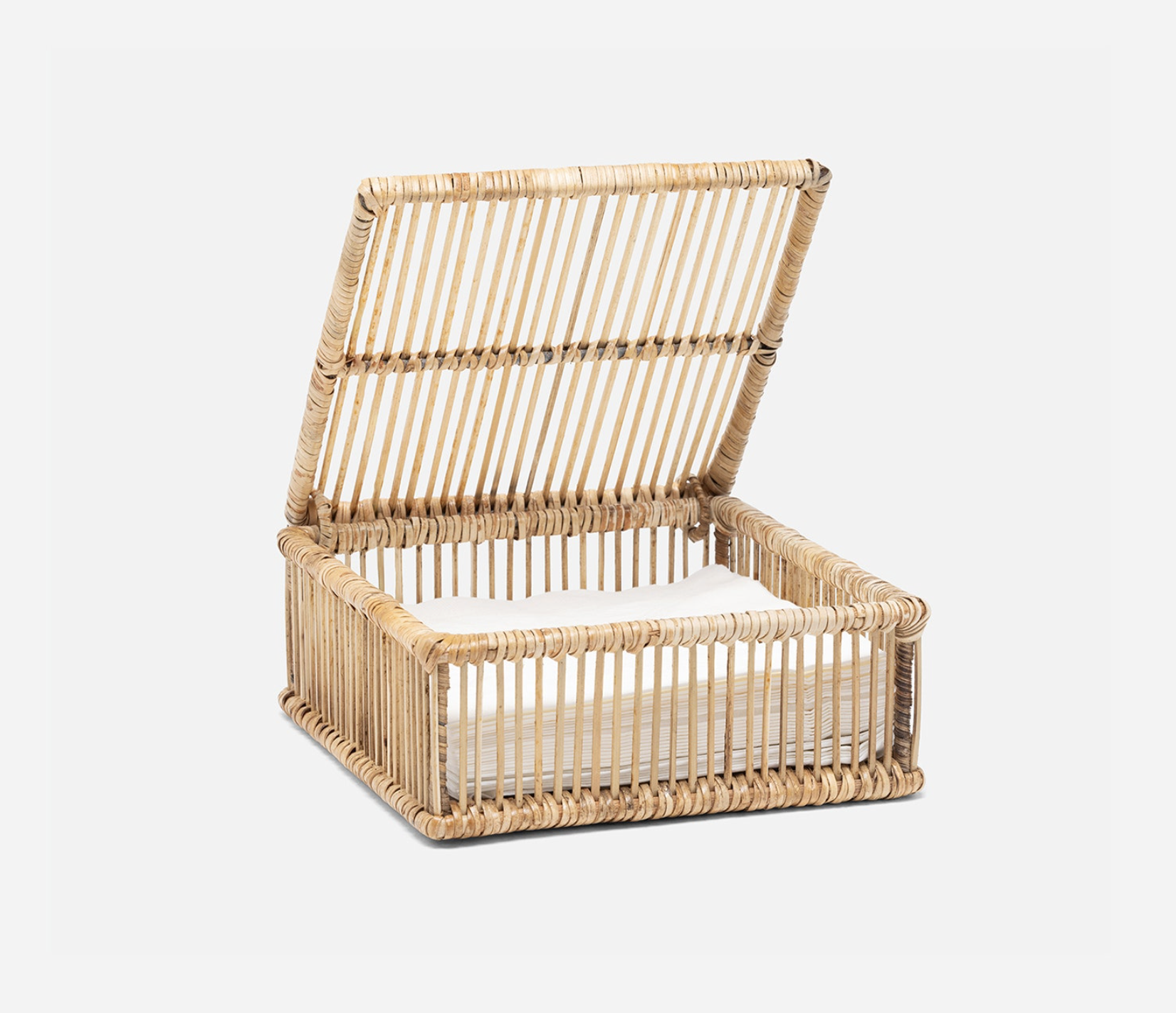 Blue Pheasant Lombard Bamboo/Rattan Napkin Holder