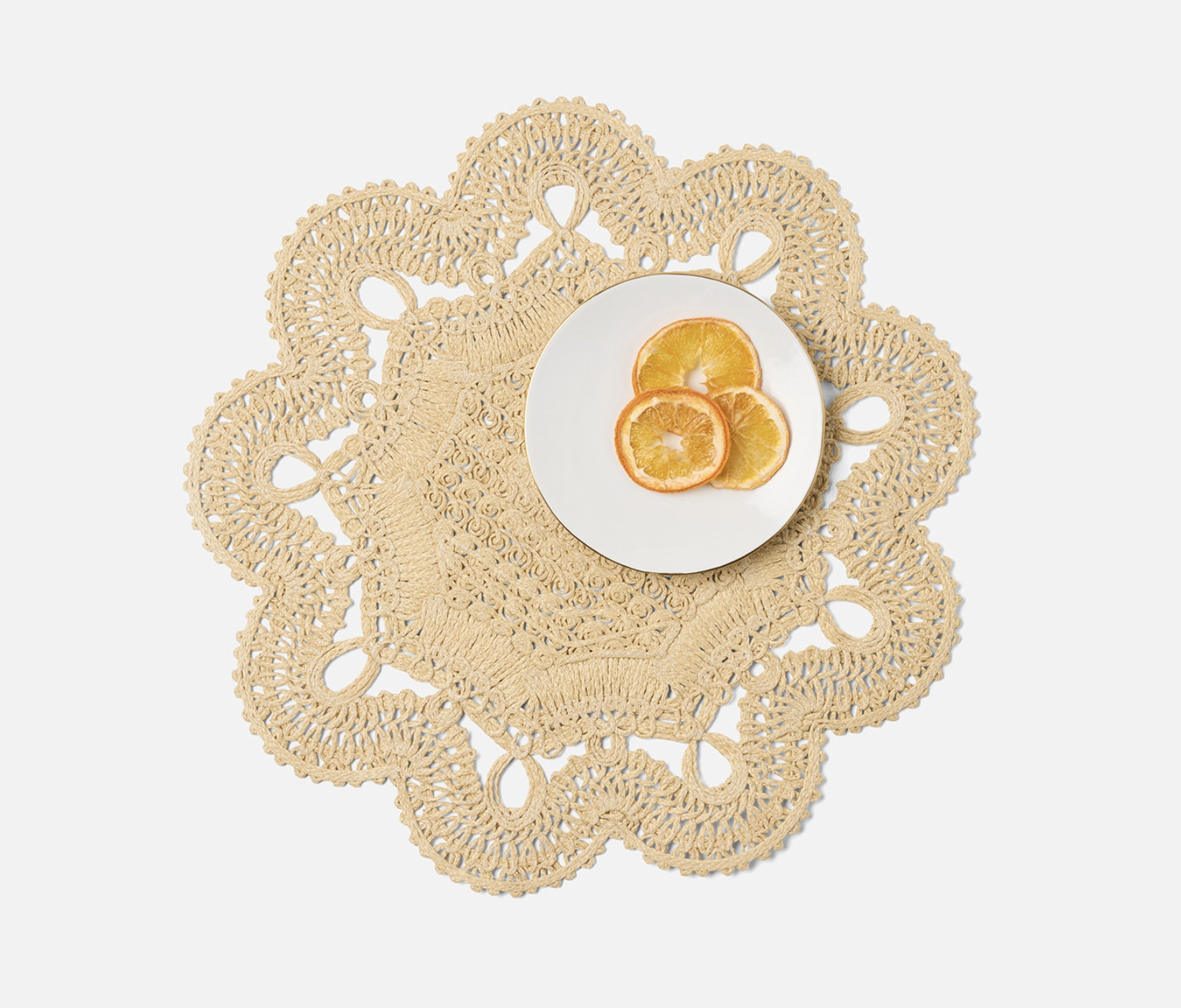 Blue Pheasant Belladonna Natural Placemat