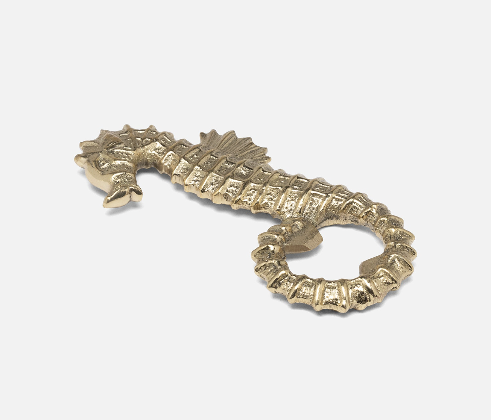 Blue Pheasant GEORGETTE Polished Gold Sea Horse Bottle Opener