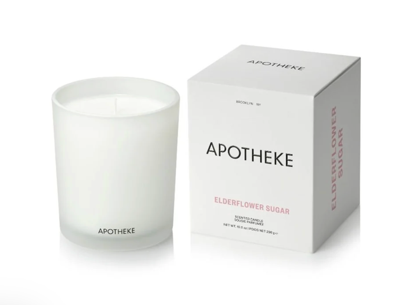 Apotheke Co. Signature Candle Elderflower Sugar
