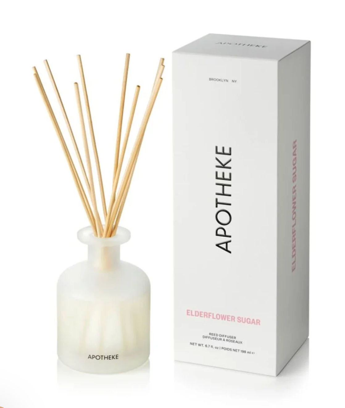 Apotheke Co. Reed Diffuser Elderflower Sugar