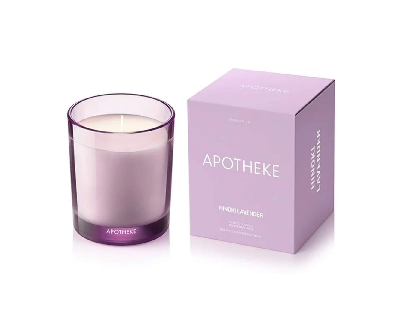 Apotheke Co. Hinoki Lavender Petite Candle