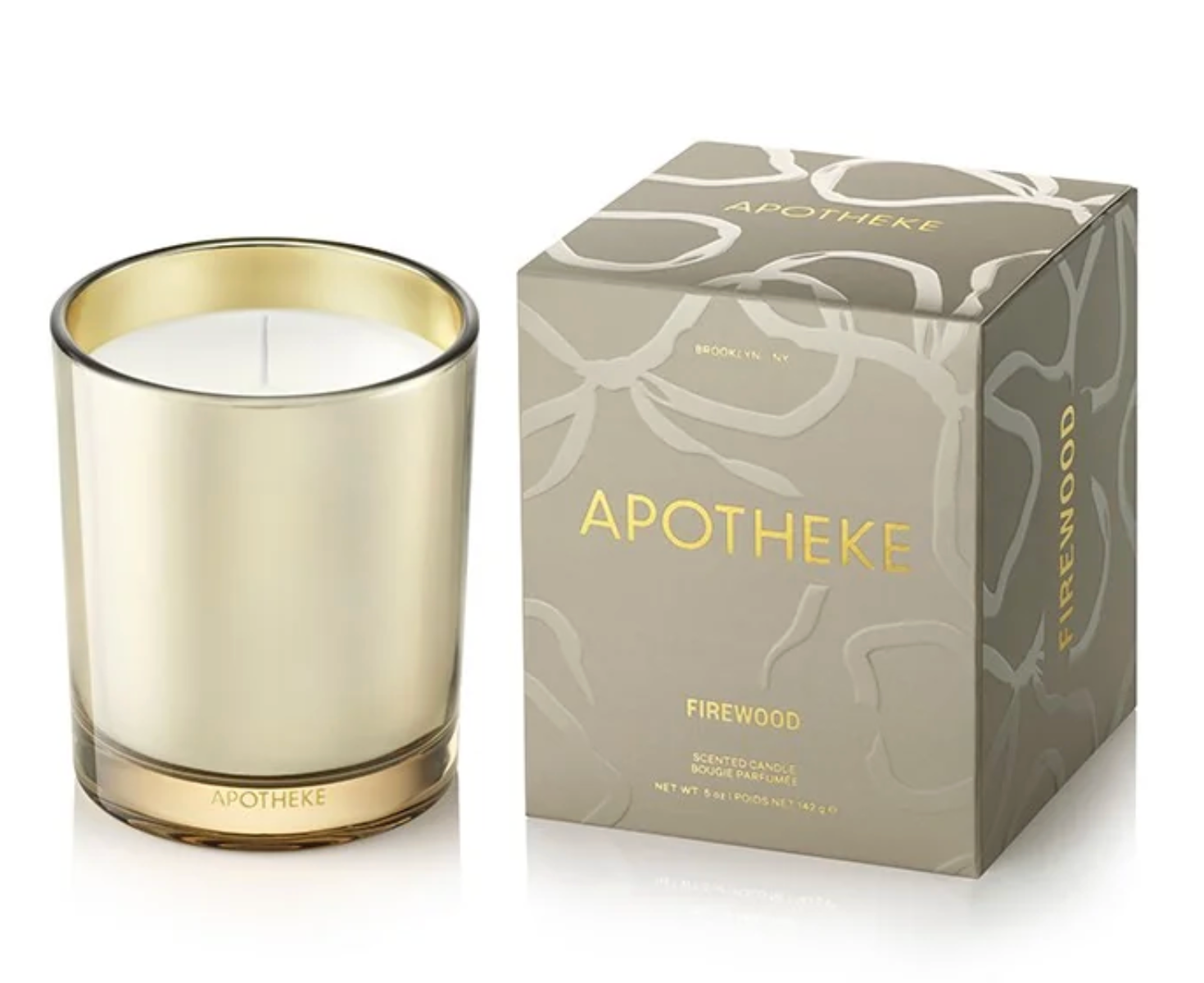 Apotheke Co. Firewood Petite Candle