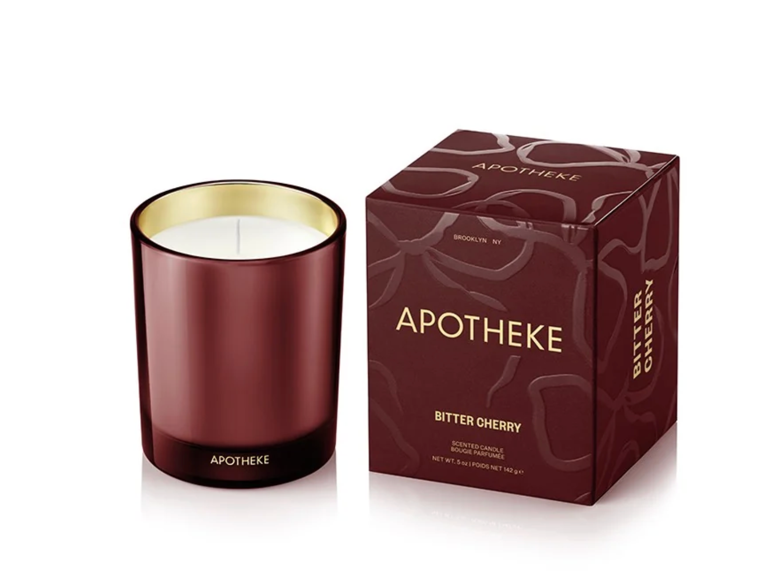 Apotheke Co. Bitter Cherry Petite Candle