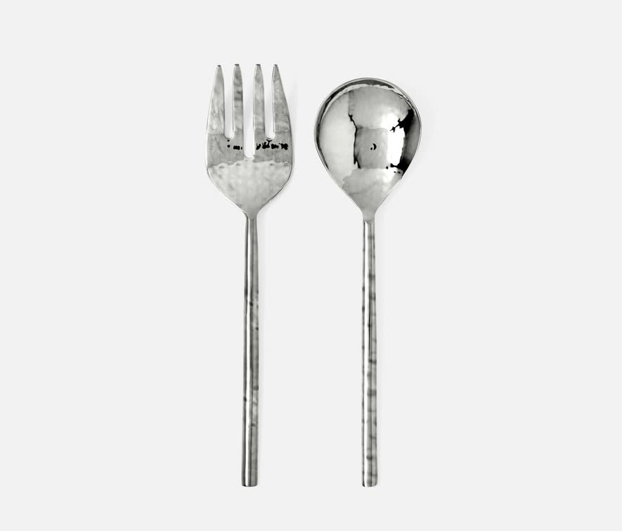 Blue Pheasant AUGUSTINE, Polished Silver Serving Set, 2-Piece Set