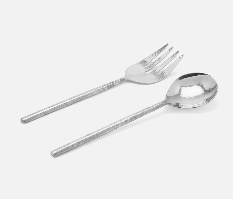 Blue Pheasant AUGUSTINE, Polished Silver Serving Set, 2-Piece Set