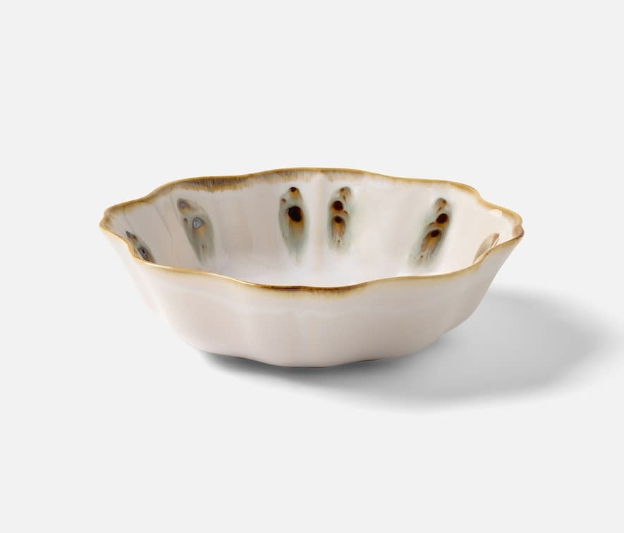 Blue Pheasant AMORIA, Almond/Sage, Large Serving Bowl, Stoneware