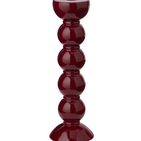 Addison Ross Tall Bobbin Cherry Candle Stick 23cm