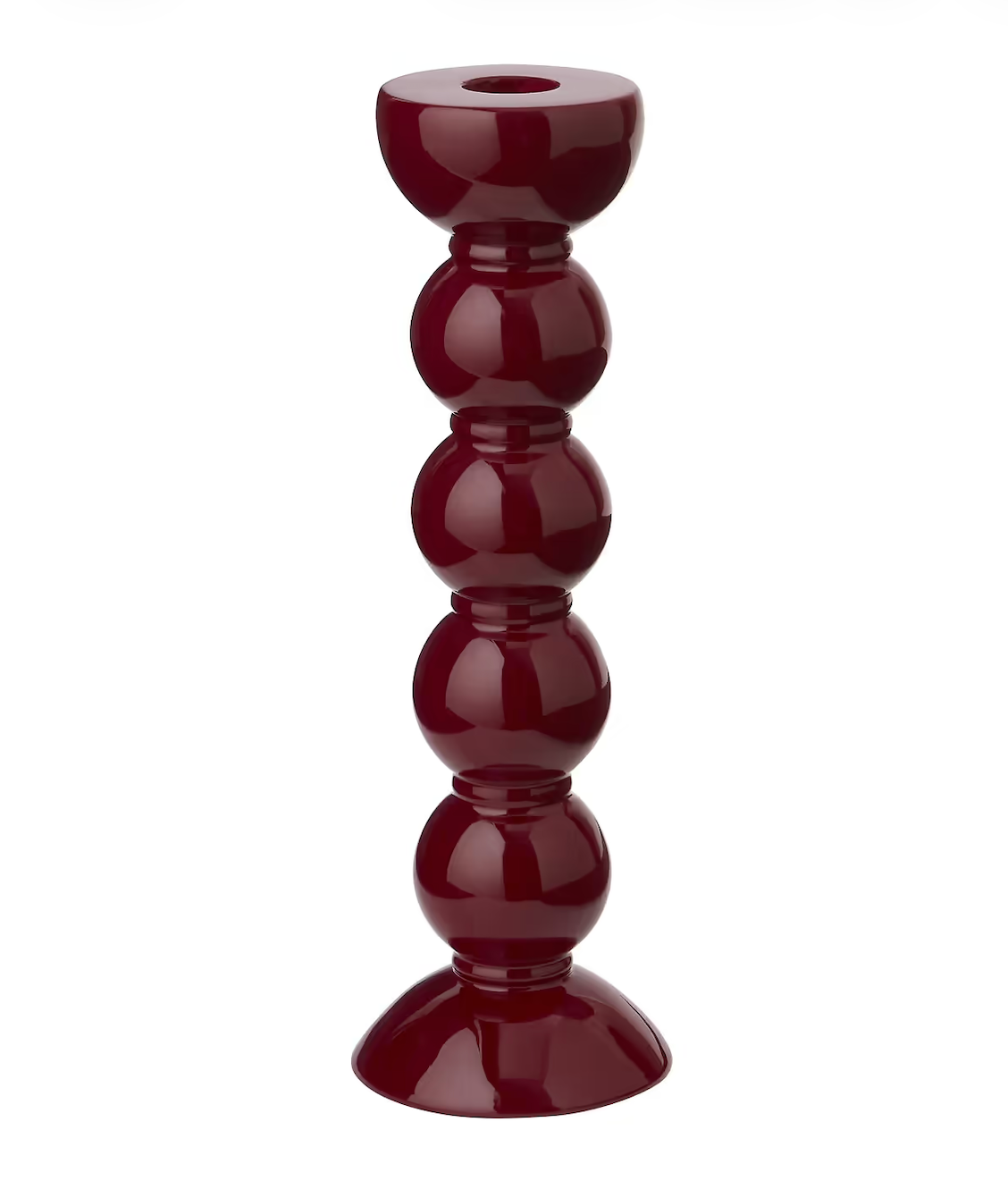 Addison Ross Tall Bobbin Cherry Candle Stick 23cm
