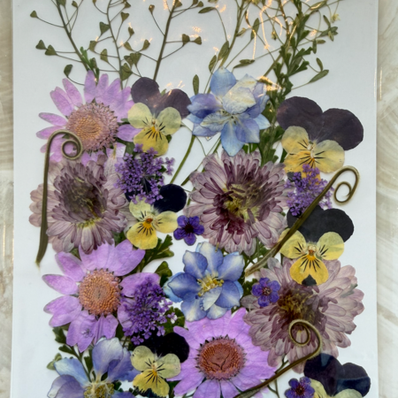 Purple Petals Dried Floral Packet