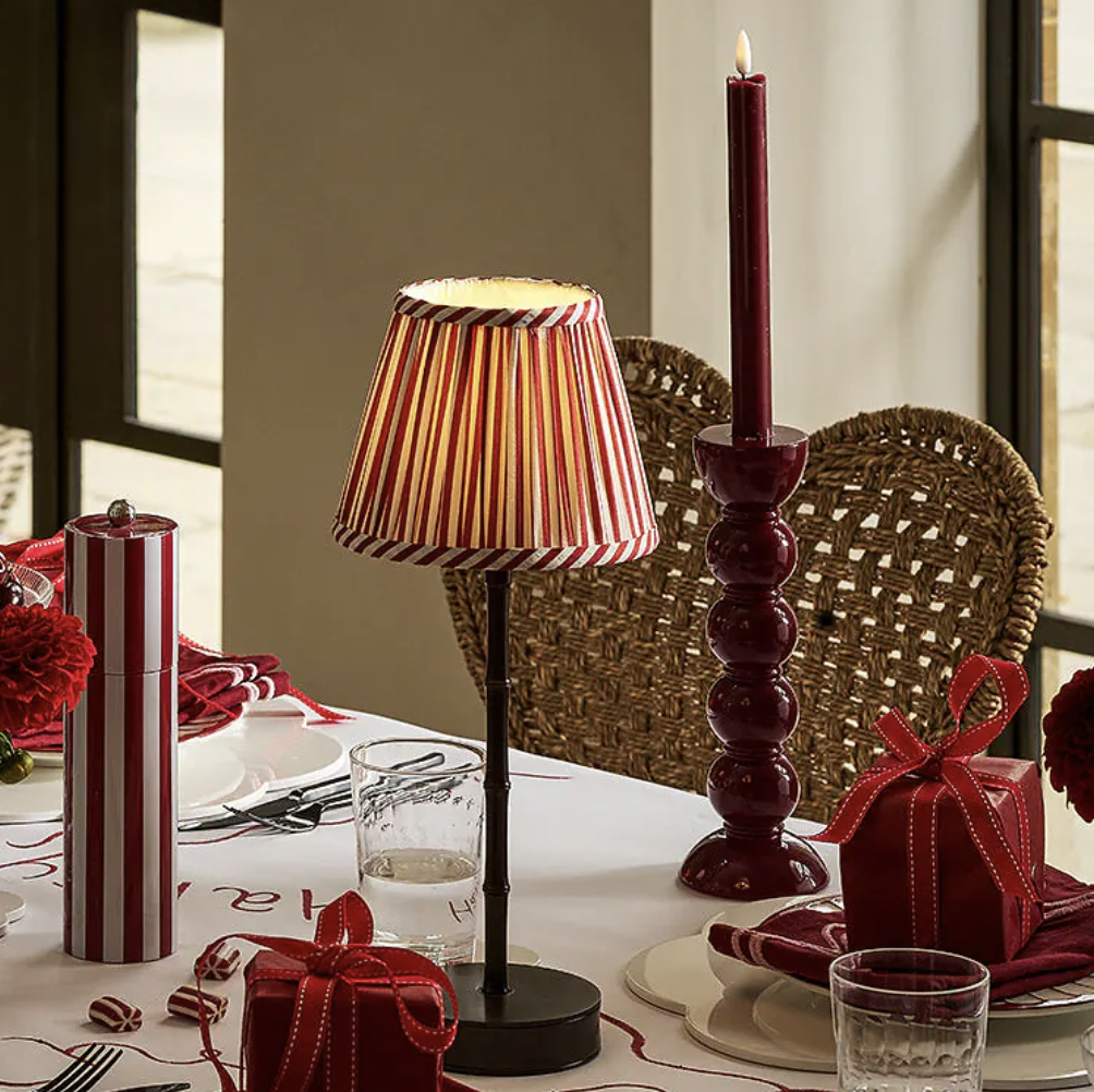 Addison Ross Tall Bobbin Cherry Candle Stick 23cm