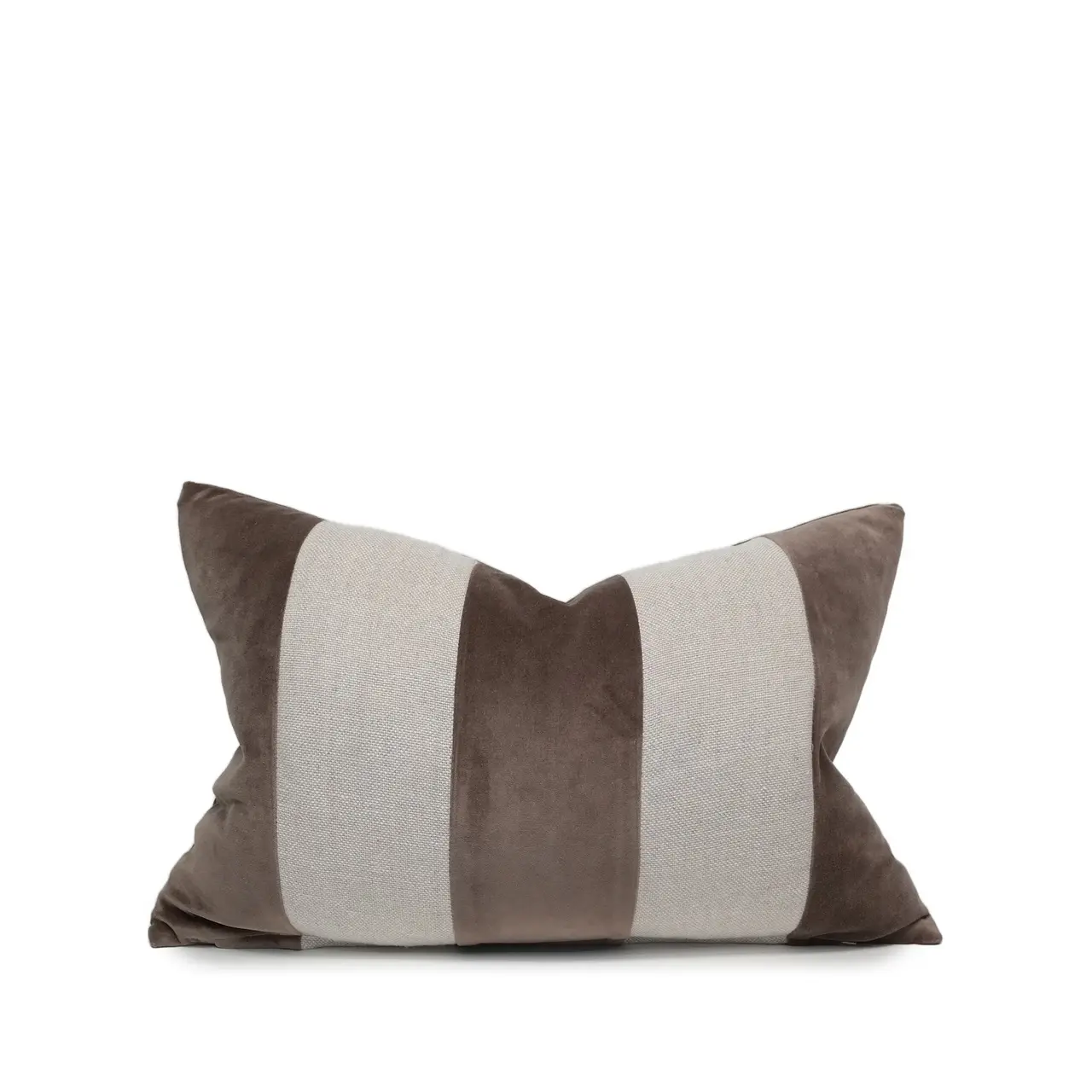 House of Cindy West Velvet Lumbar Pillow 14"x20" - Smokey Quartz