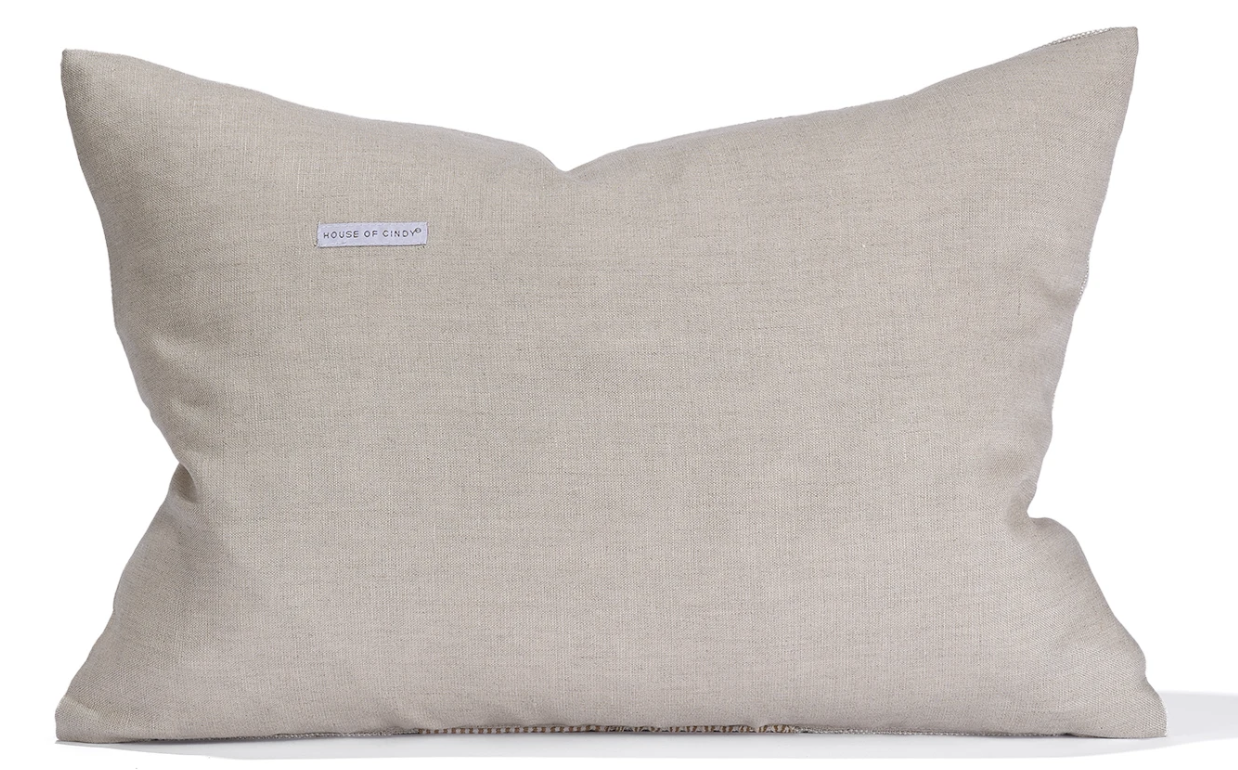 House of Cindy Catch Lumbar Pillow 14"x20"